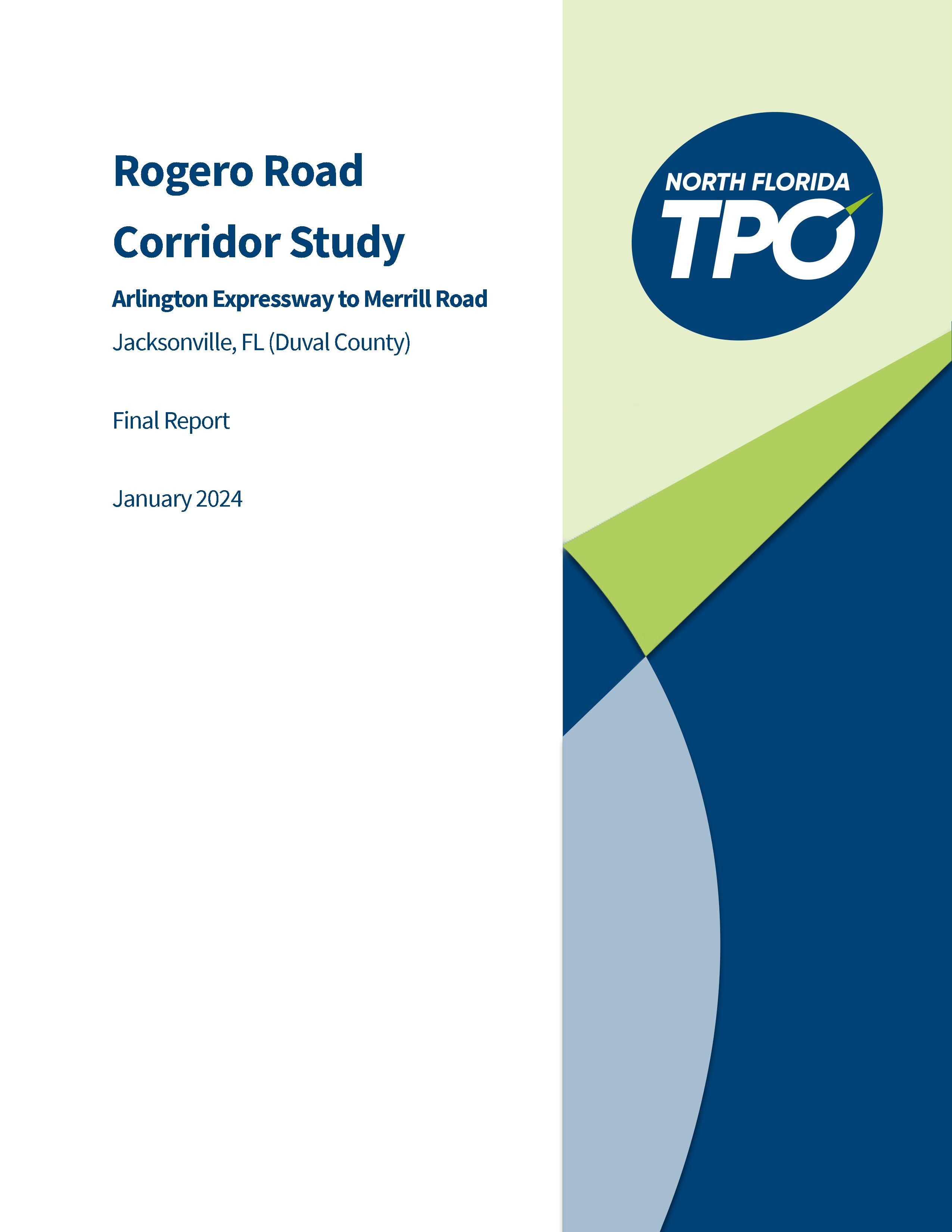 Rogero Rd Corridor Study cover